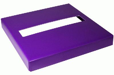 Wedding Post Box Lid 25cm x 25cm x 3cm Purple - Accessories