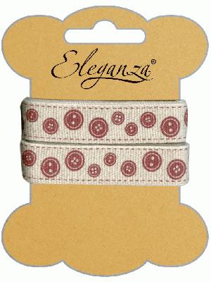 Eleganza Craft Spotted Buttons x 6 - Ribbons