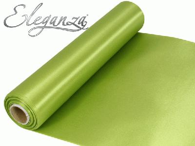 Satin Fabric 29cm x 20m - Apple Green - Organza / Fabric
