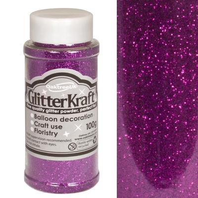 Glitter Kraft Fine Glitter 100g Bottle Amethyst No.38 - Craft
