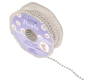 Eleganza Pearls 4mm x 10m Metallic Silver - Accessories