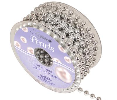 Eleganza Pearls 8mm x 10m Metallic Silver - Accessories