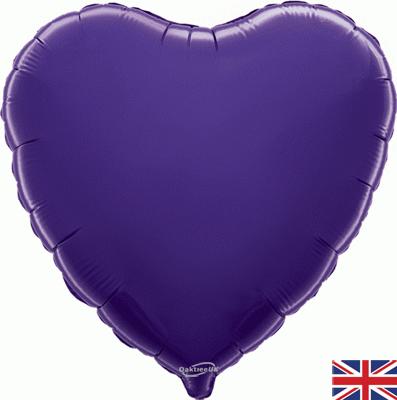 Purple Heart Unpackaged - Foil Balloons