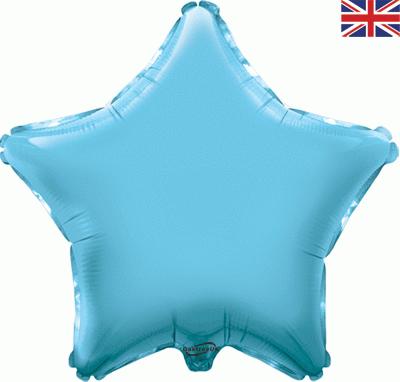 Light Blue Star Unpackaged - Foil Balloons