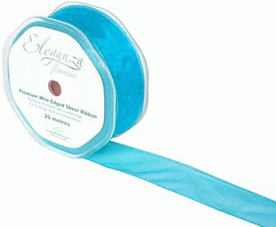 32mm x 20m Turquoise - Ribbons