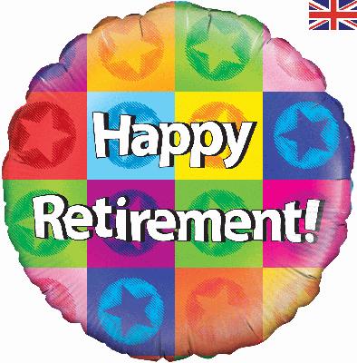 Happy Retirement - Foil Balloons