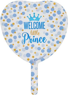 Betallic 9inch Glitter Baby Prince Holographic (Flat) - Foil Balloons