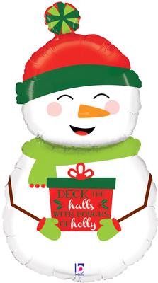 Betallic 40inch Shape Holiday Snowman (D) Pkg - Seasonal