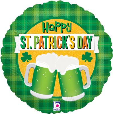 Betallic 18inch St Patricks Day Green Beer  - Seasonal