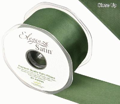 Eleganza Double Faced Satin 50mm x 20m Sage Green No.51 - Ribbons