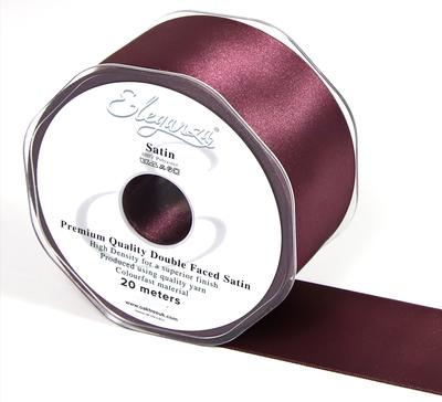 Eleganza Double Faced Satin 50mm x 20m Vintage Rose No.89 - Ribbons