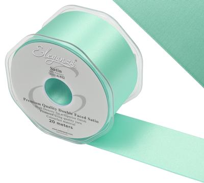 Eleganza Double Faced Satin 50mm x 20m Mint No.13 - Ribbons
