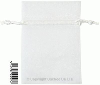 Eleganza bags 7cm x 10cm (10pcs) White No.01 - Gift Boxes / Bags