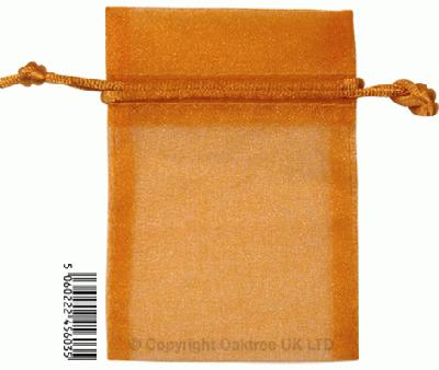Eleganza bags 7cm x 10cm (10pcs) Copper No.23 - Gift Boxes / Bags