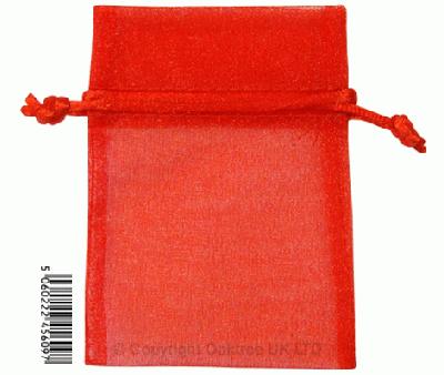 Eleganza bags 7cm x 10cm (10pcs) Red No.16 - Gift Boxes / Bags