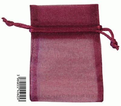 Eleganza bags 7cm x 10cm (10pcs) Aubergine No.32 - Gift Boxes / Bags