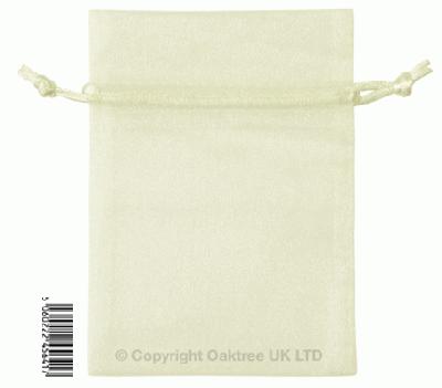 Eleganza bags 9cm x 12.5cm (10pcs) Ivory No.61 - Gift Boxes / Bags