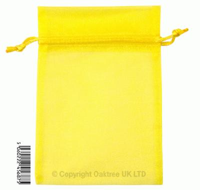 Eleganza bags 12cm x 17cm (10pcs) Yellow No.11 - Gift Boxes / Bags