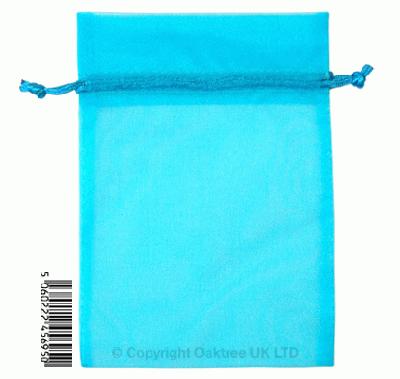 Eleganza bags 12cm x 17cm (10pcs) Turquoise No.55 - Gift Boxes / Bags