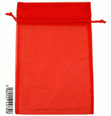 Eleganza bags 15cm x 22.5cm (10pcs) Red No.16 - Gift Boxes / Bags