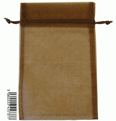 Eleganza bags 15cm x 22.5cm (10pcs) Chocolate No.58 - Gift Boxes / Bags