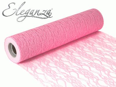 Eleganza Lace Netting 12” x 10m No.21 Lt. Pink - Organza / Fabric
