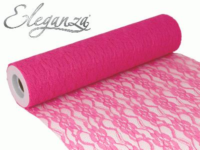 Eleganza Lace Netting 12” x 10m No.28 Fuchsia - Organza / Fabric