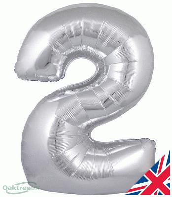 Oaktree Silver 2 - Foil Balloons