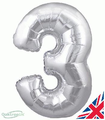 Oaktree Silver 3 - Foil Balloons