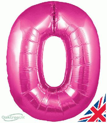 Oaktree Pink 0 - Foil Balloons