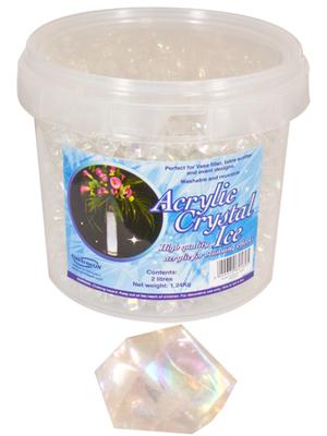 Acrylic Crystal Ice 1.4cm 2ltr 1.24kg Iridescent - Accessories