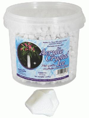 Acrylic Crystal Ice 1.4cm 2ltr 1.24kg White - Accessories