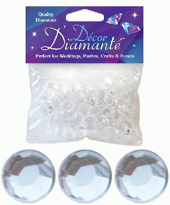 Décor Diamanté™ 12mm 28g bag, Clear - Accessories
