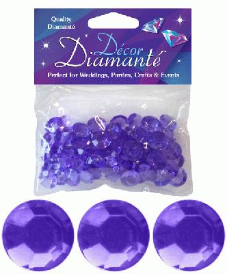 Décor Diamanté™ 12mm 28g bag, Lavender - Accessories