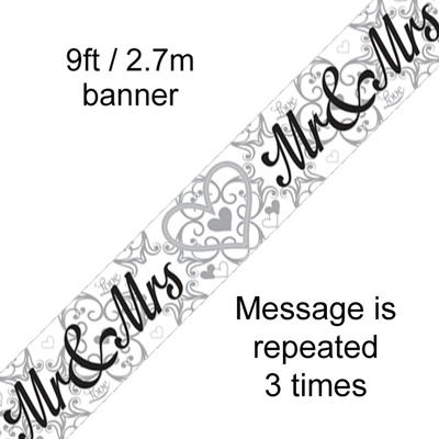 Mr & Mrs - Banners & Bunting