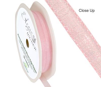 Woven Edge Ribbon 6mm x 20m Fashion Pink No.22 - Ribbons
