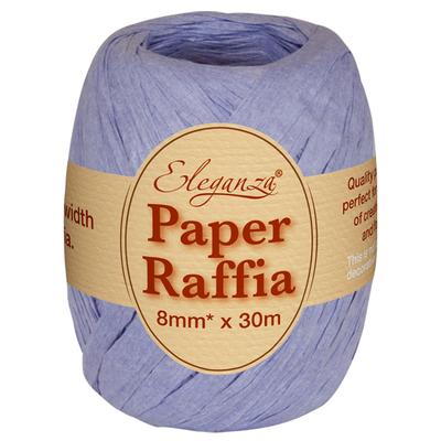 Eleganza Paper Raffia 8mm x 30m No.45 Lavender - Ribbons