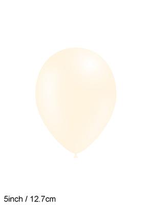 Decotex Pro 5inch Fashion Solid No.61 Ivory x 100 - Latex Balloons