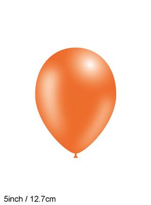 Decotex Pro 5inch Fashion Solid No.04 Orange x100pcs - Latex Balloons