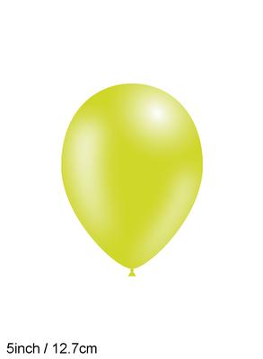 Decotex Pro 5inch Fashion Solid No.14 Lime Green x100pcs - Latex Balloons