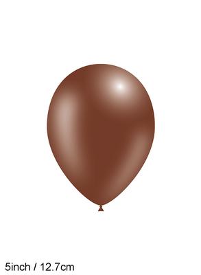 Decotex Pro 5inch Fashion Solid No.58 Chocolate x100pcs - Latex Balloons