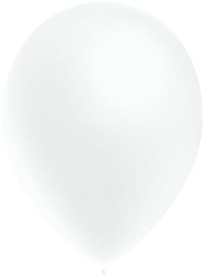 Decotex Pro 11inch Metallic No.01 White x50pcs - Latex Balloons