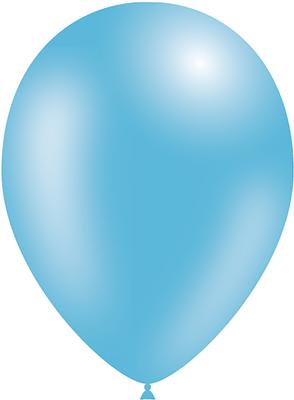 Decotex Pro 11inch Metallic No.25 Lt Blue x50pcs - Latex Balloons