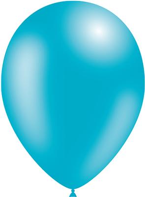 Decotex Pro 11inch Metallic No.86 Turquoise Green x50pc - Latex Balloons
