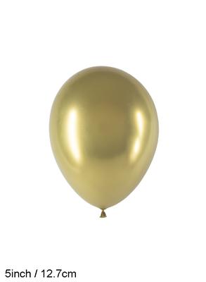Decotex Pro 5inch Chromium No.35 Gold x 50pcs - Latex Balloons