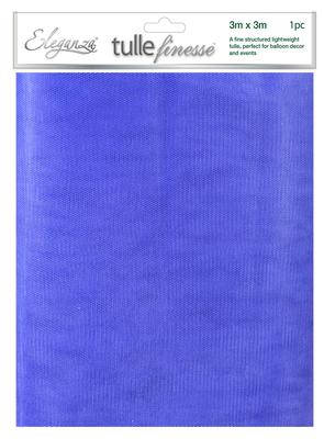 Eleganza Tulle Finesse 3m x 3m 1pc bag Navy Blue No.19 - Organza / Fabric