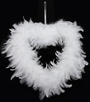 Eleganza Feather Open Heart 27cm 1pc - Accessories