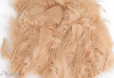 Eleganza Craft Marabout Feathers Mixed sizes 3-8inch 8g bag Natural No.02 - Accessories