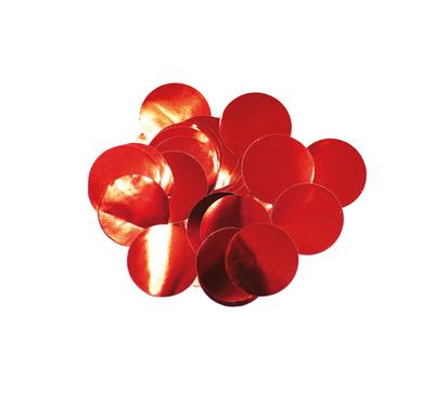 Oaktree Metallic Foil Confetti 10mm x 14g Red - Accessories