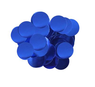 Oaktree Metallic Foil Confetti 10mm x 14g Blue - Accessories